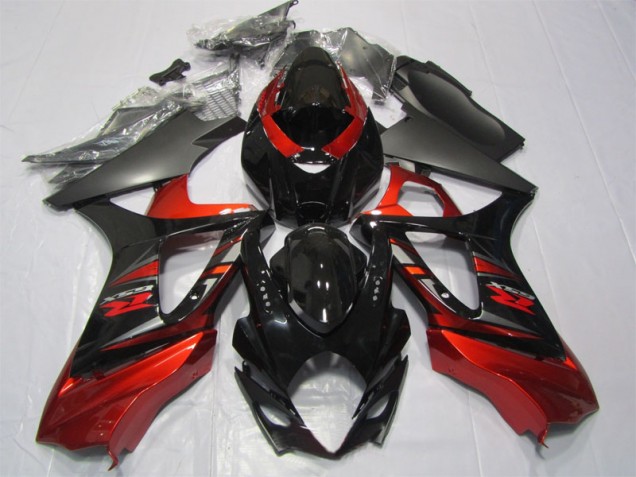 Carénage Moto Suzuki GSXR 1000 K7 07-08 - Noir Rouge