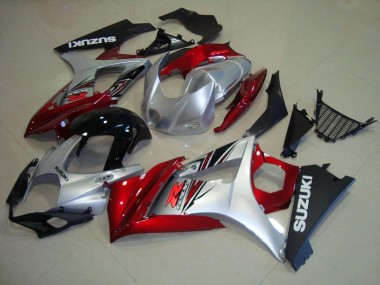 Carénage Moto Suzuki GSXR 1000 K7 07-08 - Rouge Noir Argent