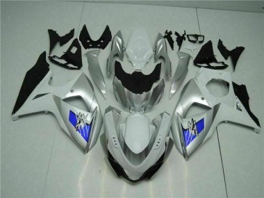 Carénage Moto Suzuki GSXR 1000 K9 09-16 - Argent Blanc