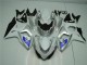 Carénage Moto Suzuki GSXR 1000 K9 09-16 - Argent Blanc
