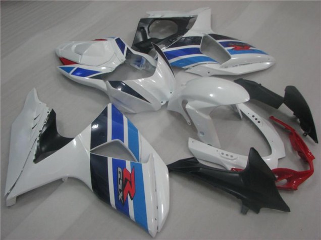 Carénage Moto Suzuki GSXR 1000 K9 09-16 - Blanc Bleu