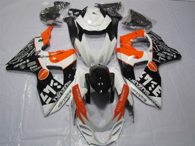 Carénage Moto Suzuki GSXR 1000 K9 09-16 - Blanc Noir Orange Bright Logic Carénage Moto Suzuki GSXR 1000 K9 09-16 - Blanc Noir Orange Bright Logic