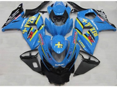 Carénage Moto Suzuki GSXR 1000 K9 09-16 - Bleu Rizla Hopper