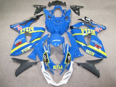 Carénage Moto Suzuki GSXR 1000 K9 09-16 - Bleu Rizla Q8 Oils