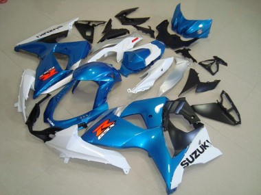 Carénage Moto Suzuki GSXR 1000 K9 09-16 - Bleu et Blanc Style OEM
