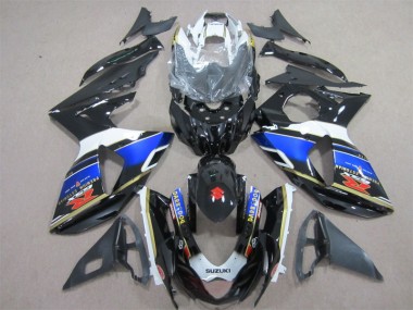 Carénage Moto Suzuki GSXR 1000 K9 09-16 - Noir Bleu Dark Dog