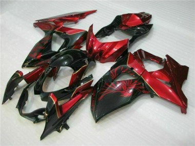 Carénage Moto Suzuki GSXR 1000 K9 09-16 - Rouge Flamme Noir