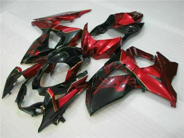 Carénage Moto Suzuki GSXR 1000 K9 09-16 - Rouge Flamme Noir