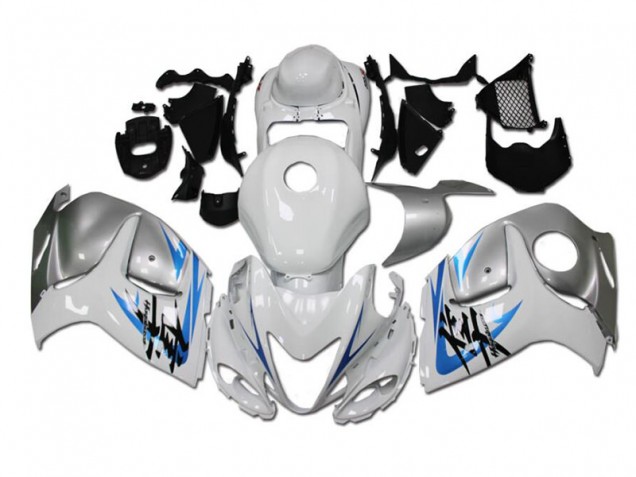 Carénage Moto Suzuki GSXR 1300 Hayabusa 08-19 - Blanc Bleu Carénage Moto Suzuki GSXR 1300 Hayabusa 08-19 - Blanc Bleu