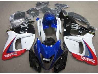 Carénage Moto Suzuki GSXR 1300 Hayabusa 08-19 - Blanc Bleu Makita