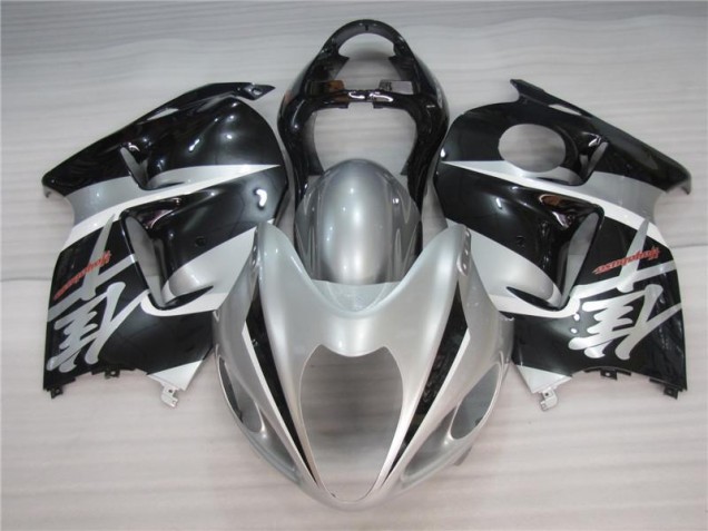 Carénage Moto Suzuki GSXR 1300 Hayabusa 96-07 - Argent Noir Carénage Moto Suzuki GSXR 1300 Hayabusa 96-07 - Argent Noir