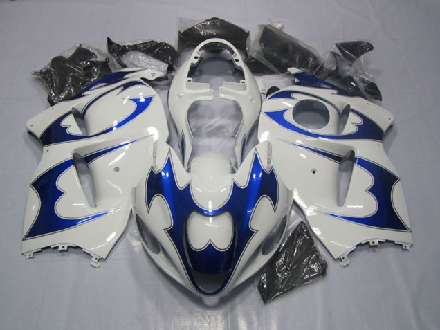 Carénage Moto Suzuki GSXR 1300 Hayabusa 96-07 - Blanc Bleu Carénage Moto Suzuki GSXR 1300 Hayabusa 96-07 - Blanc Bleu