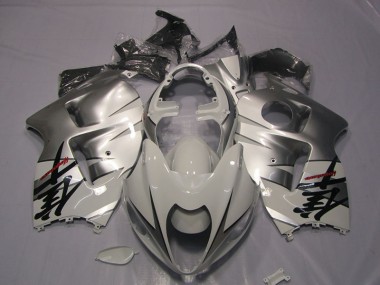 Carénage Moto Suzuki GSXR 1300 Hayabusa 96-07 - Blanc Noir Décalque