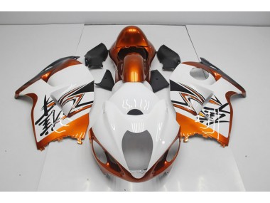 Carénage Moto Suzuki GSXR 1300 Hayabusa 96-07 - Blanc Orange