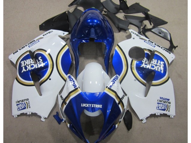 Carénage Moto Suzuki GSXR 1300 Hayabusa 96-07 - Bleu Motul Blanc Lucky Strike Carénage Moto Suzuki GSXR 1300 Hayabusa 96-07 - Bleu Motul Blanc Lucky Strike