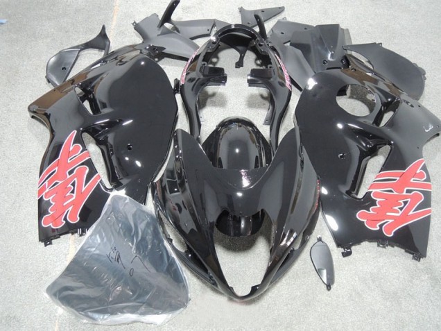 Carénage Moto Suzuki GSXR 1300 Hayabusa 96-07 - Noir Rouge Décalque Carénage Moto Suzuki GSXR 1300 Hayabusa 96-07 - Noir Rouge Décalque