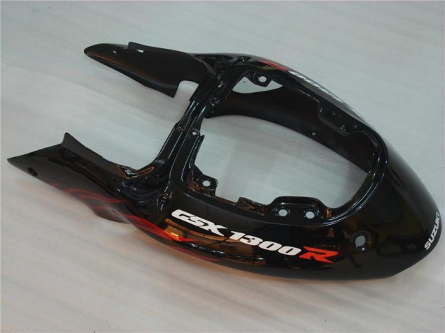 Carénage Moto Suzuki GSXR 1300 Hayabusa 96-07 - Noir Rouge Flamme Carénage Moto Suzuki GSXR 1300 Hayabusa 96-07 - Noir Rouge Flamme