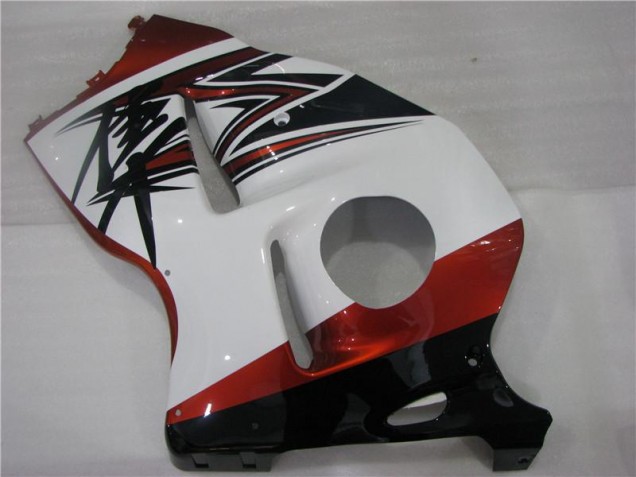 Carénage Moto Suzuki GSXR 1300 Hayabusa 96-07 - Orange Blanc Noir Carénage Moto Suzuki GSXR 1300 Hayabusa 96-07 - Orange Blanc Noir