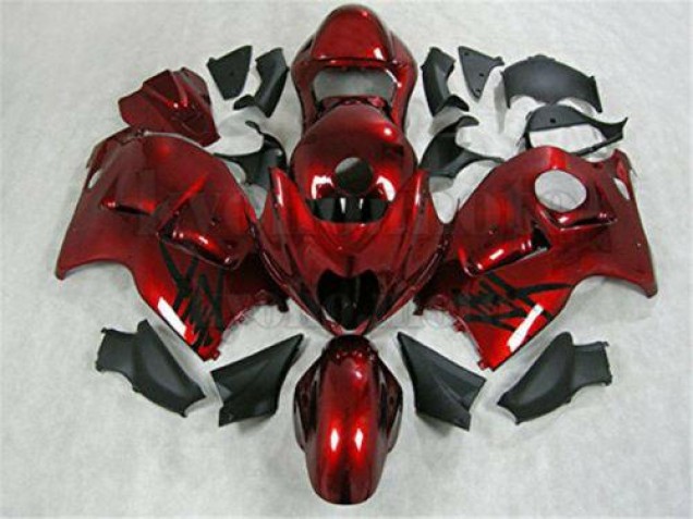 Carénage Moto Suzuki GSXR 1300 Hayabusa 96-07 - Rouge Noir Carénage Moto Suzuki GSXR 1300 Hayabusa 96-07 - Rouge Noir