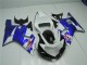 Carénage Moto Suzuki GSXR 600 / 750 K1 K2 K3 01-03 - Blanc Bleu Carénage Moto Suzuki GSXR 600 / 750 K1 K2 K3 01-03 - Blanc Bleu
