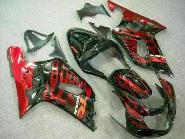 Carénage Moto Suzuki GSXR 600 / 750 K1 K2 K3 01-03 - Rouge Noir