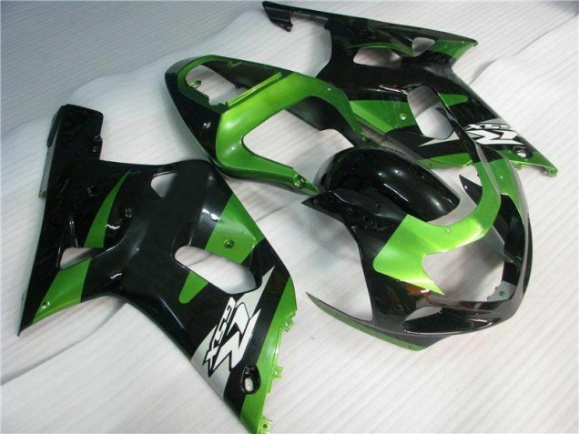 Carénage Moto Suzuki GSXR 600 / 750 K1 K2 K3 01-03 - Vert Noir Carénage Moto Suzuki GSXR 600 / 750 K1 K2 K3 01-03 - Vert Noir