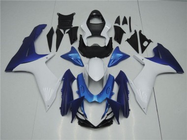 Carénage Moto Suzuki GSXR 600 / 750 K11 11-24 - Blanc Bleu
