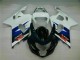 Carénage Moto Suzuki GSXR 600 / 750 K4 04-05 - Blanc Noir