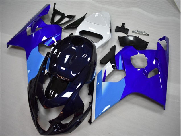 Carénage Moto Suzuki GSXR 600 / 750 K4 04-05 - Bleu Blanc
