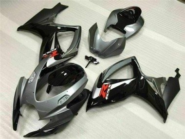 Carénage Moto Suzuki GSXR 600 / 750 K6 06-07 - Argent Gris