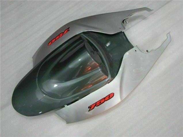 Carénage Moto Suzuki GSXR 600 / 750 K6 06-07 - Argent Noir