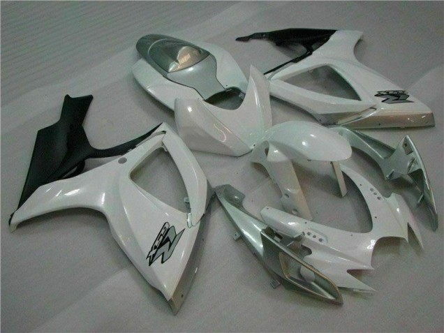 Carénage Moto Suzuki GSXR 600 / 750 K6 06-07 - Blanc Argent Carénage Moto Suzuki GSXR 600 / 750 K6 06-07 - Blanc Argent