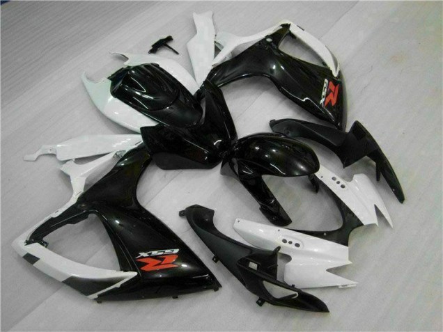 Carénage Moto Suzuki GSXR 600 / 750 K6 06-07 - Blanc Noir Carénage Moto Suzuki GSXR 600 / 750 K6 06-07 - Blanc Noir