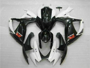 Carénage Moto Suzuki GSXR 600 / 750 K6 06-07 - Blanc Noir