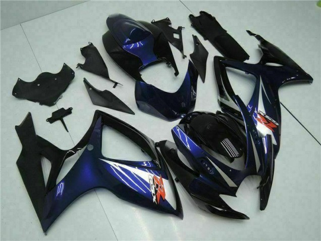 Carénage Moto Suzuki GSXR 600 / 750 K6 06-07 - Noir Bleu
