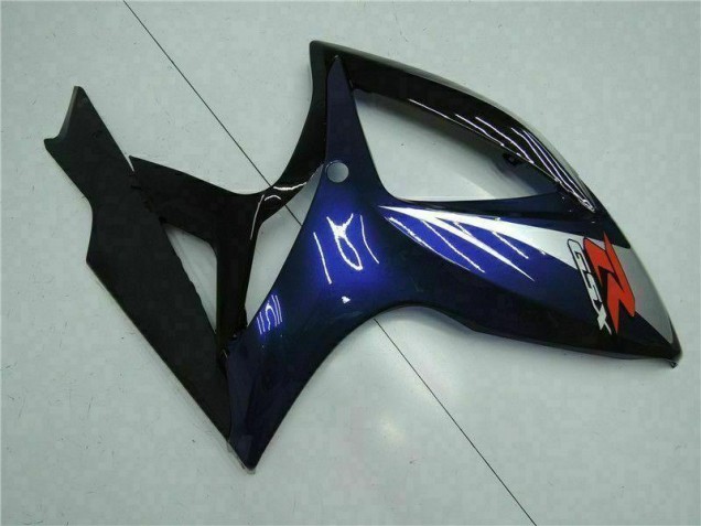 Carénage Moto Suzuki GSXR 600 / 750 K6 06-07 - Noir Bleu