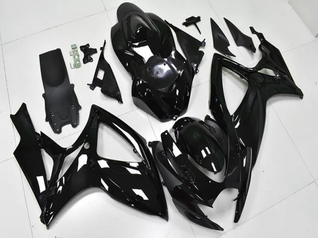 Carénage Moto Suzuki GSXR 600 / 750 K6 06-07 - Noir Brillant