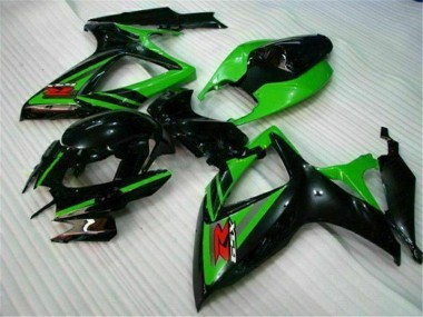 Carénage Moto Suzuki GSXR 600 / 750 K6 06-07 - Noir Vert