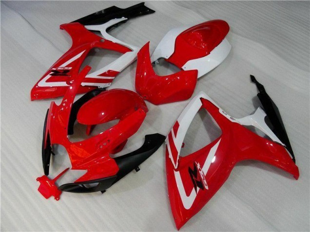 Carénage Moto Suzuki GSXR 600 / 750 K6 06-07 - Rouge Blanc Carénage Moto Suzuki GSXR 600 / 750 K6 06-07 - Rouge Blanc