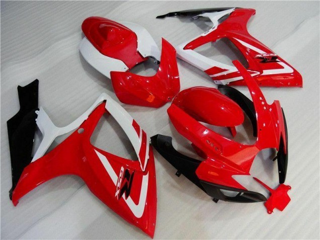 Carénage Moto Suzuki GSXR 600 / 750 K6 06-07 - Rouge Blanc Carénage Moto Suzuki GSXR 600 / 750 K6 06-07 - Rouge Blanc