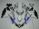 Carénage Moto Suzuki GSXR 600 / 750 K8 08-10 - Blanc Argent Bleu Carénage Moto Suzuki GSXR 600 / 750 K8 08-10 - Blanc Argent Bleu