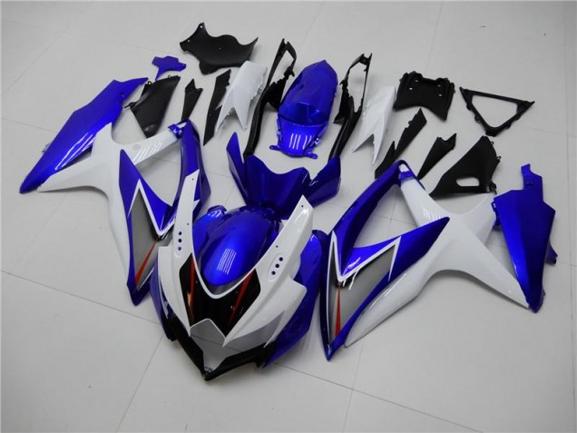 Carénage Moto Suzuki GSXR 600 / 750 K8 08-10 - Blanc Bleu Carénage Moto Suzuki GSXR 600 / 750 K8 08-10 - Blanc Bleu