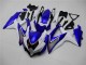 Carénage Moto Suzuki GSXR 600 / 750 K8 08-10 - Blanc Bleu Carénage Moto Suzuki GSXR 600 / 750 K8 08-10 - Blanc Bleu