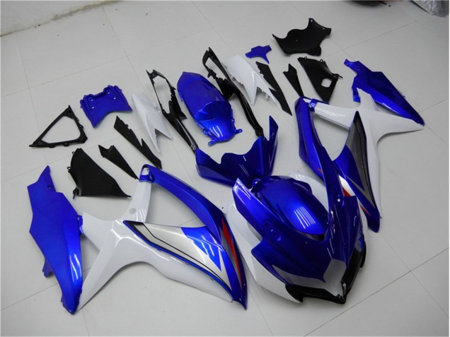 Carénage Moto Suzuki GSXR 600 / 750 K8 08-10 - Bleu Blanc Carénage Moto Suzuki GSXR 600 / 750 K8 08-10 - Bleu Blanc