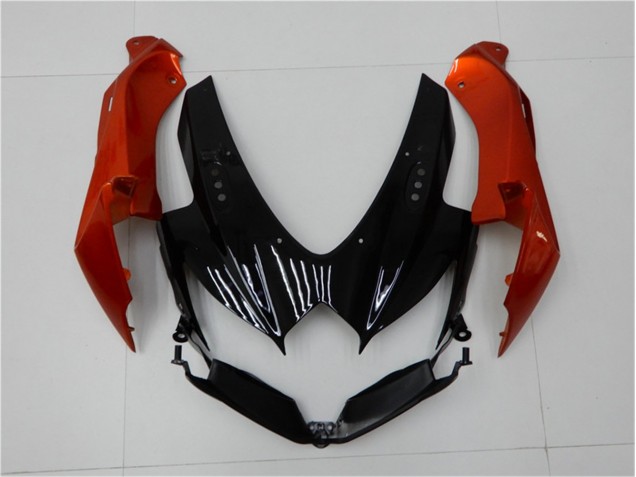 Carénage Moto Suzuki GSXR 600 / 750 K8 08-10 - Noir Orange Gris Carénage Moto Suzuki GSXR 600 / 750 K8 08-10 - Noir Orange Gris