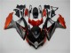 Carénage Moto Suzuki GSXR 600 / 750 K8 08-10 - Noir Orange Gris Carénage Moto Suzuki GSXR 600 / 750 K8 08-10 - Noir Orange Gris