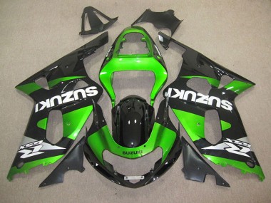 Carénage Moto Suzuki GSXR 600 K1 K2 K3 01-03 - Noir Vert