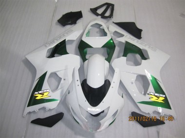 Carénage Moto Suzuki GSXR 600 K4 04-05 - Blanc Vert