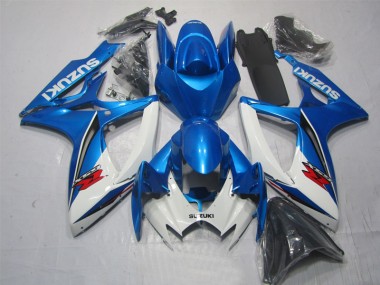 Carénage Moto Suzuki GSXR 600 K6 06-07 - Bleu Blanc