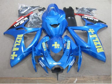 Carénage Moto Suzuki GSXR 600 K6 06-07 - Bleu Jaune Rizla